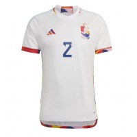 Belgium Toby Alderweireld #2 Replica Away Shirt World Cup 2022 Short Sleeve